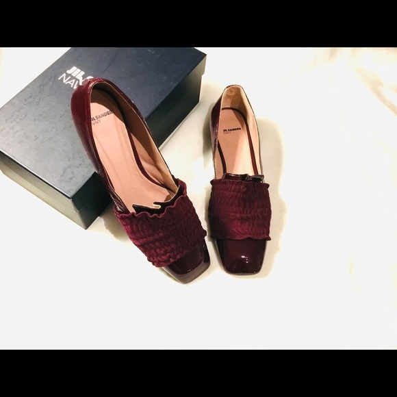 Jil Sander Navy Loafer Bordeaux - Picture 2 of 6